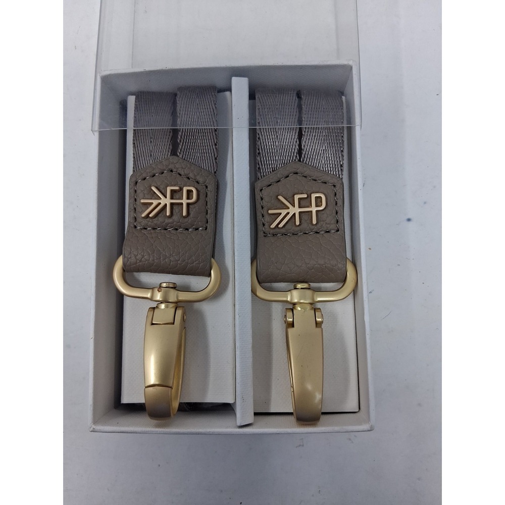 Freshly Picked Stroller Clips Tan NIB. I